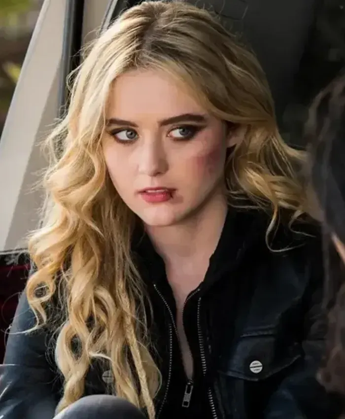 Supernatural Claire Novak Black Leather Bomber Jacket