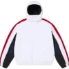 Supreme AOI Fleece Lined White Track Jacket