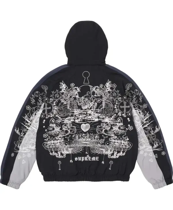Supreme FW26 AOI Fleece Lined Black Track Jacket