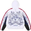 Supreme FW26 AOI Fleece Lined White Track Jacket
