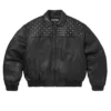 Supreme POPEYE FW26 Swarovski Studded Leather Jacket