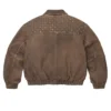 Supreme POPEYE FW26 Swarovski Studded Leather Jacket