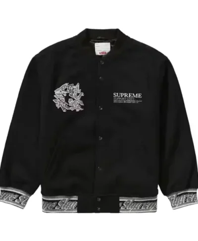 Supreme Support Unit Varsity Jacket