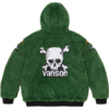 Supreme Vanson Leathers Reversible Quilted Hooded Green Jacket