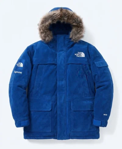 Supreme x The North Face Suede 600-Fill Down Parka Jacket