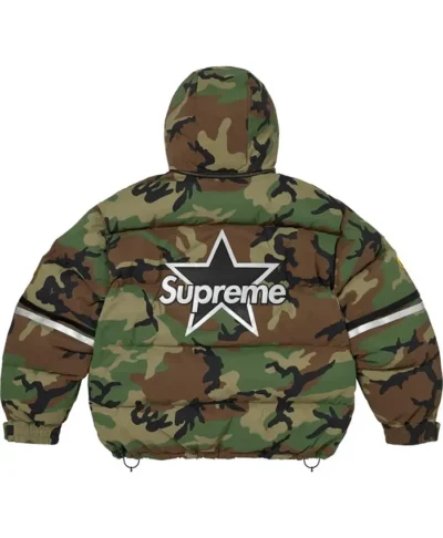 Supreme x Vanson 2026 Woodland Camo Cordura Down Jacket