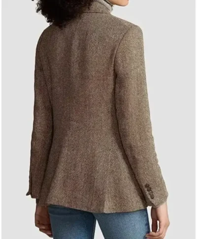 Susie Glass Kaya Scodelario Grey Blazer