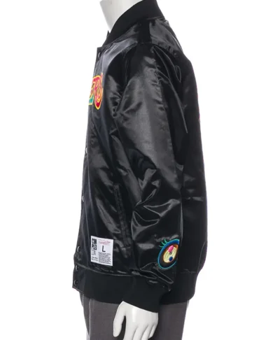 Takashi Murakami ComplexCon Black Satin Lakers Jacket