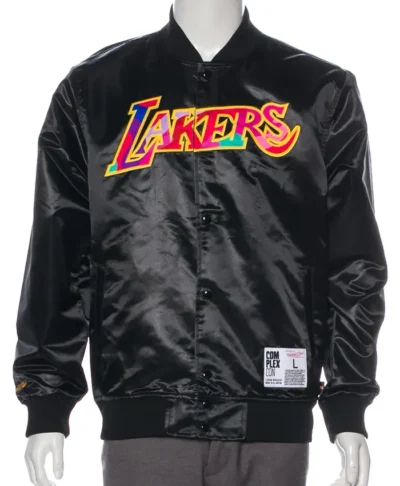Takashi Murakami ComplexCon Black Satin Lakers Jacket