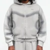 Taliri x Aura Grey Hodded Jacket