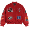 Tampa Bay Buccaneers Chalk Line Red Pennant Varsity Jacket