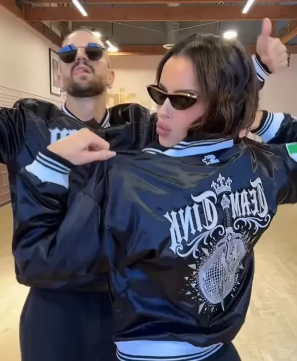 Team Tink Black Satin Starter Jackets