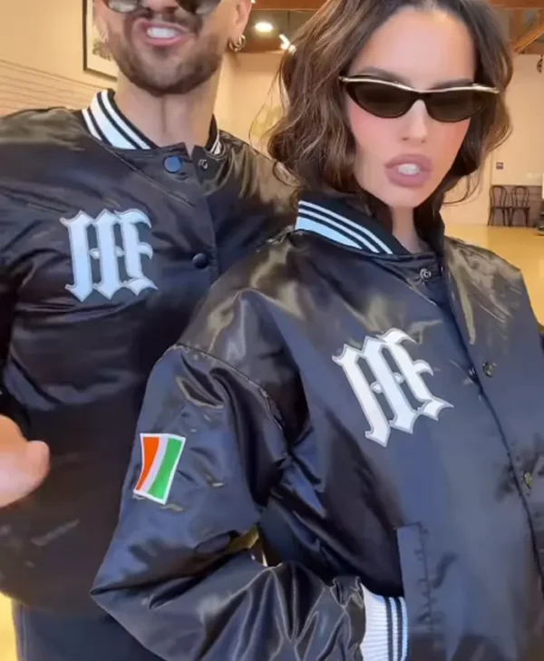 Team Tink Tour Crew Black Satin Jacket