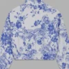 Ted Lasso Blue and White Satin Jacket