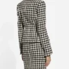 Ted Lasso S04 Hannah Waddingham Black & White Houndstooth Blazer