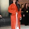 Teyana Taylor Calvin Klein SS27 NYFW Red Coat