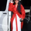 Teyana Taylor Calvin Klein SS27 NYFW Red Coat