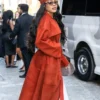 Teyana Taylor Calvin Klein SS27 NYFW Red Coat