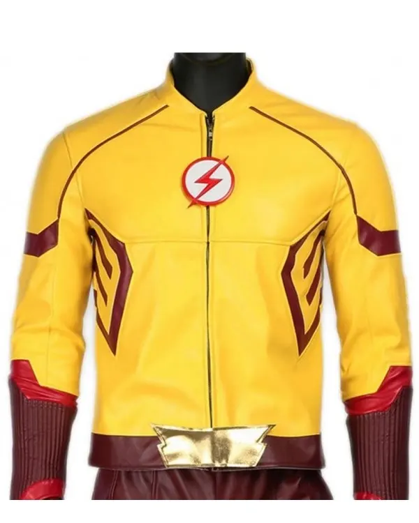 The Flash Wally West Kid Flash Leather Jacket