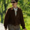 The Gentlemen S02 Benedetta Porcaroli Brown Suede Jacket