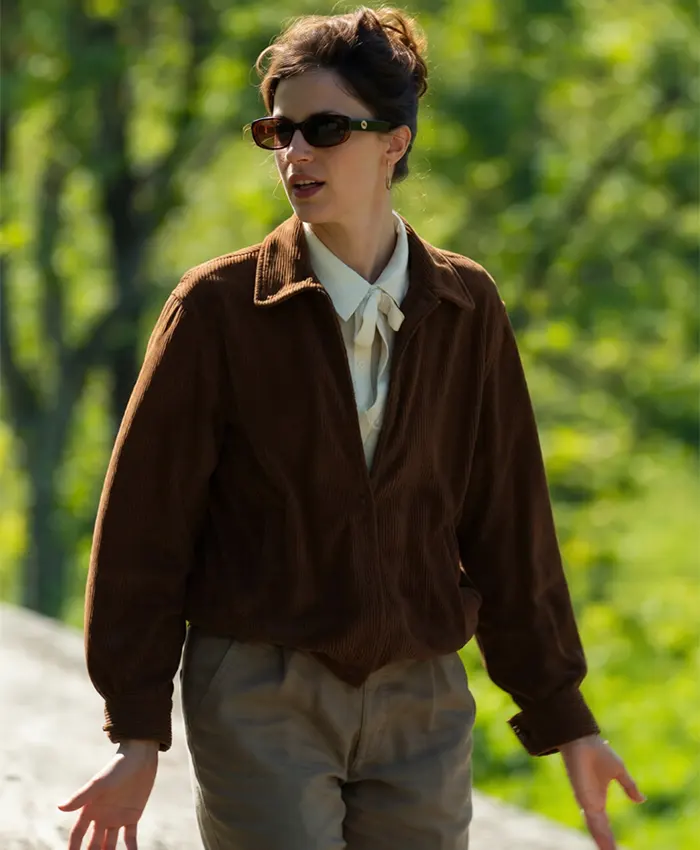 The Gentlemen S02 Benedetta Porcaroli Brown Suede Jacket