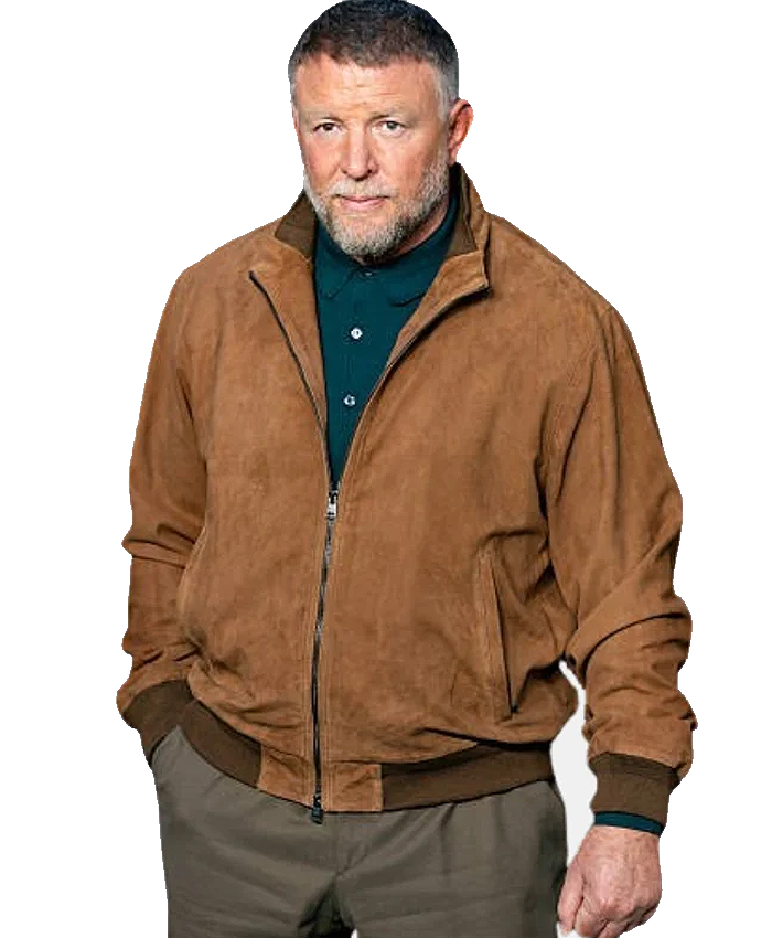 The Gentlemen S02 Guy Ritchie Brown Suede Jacket