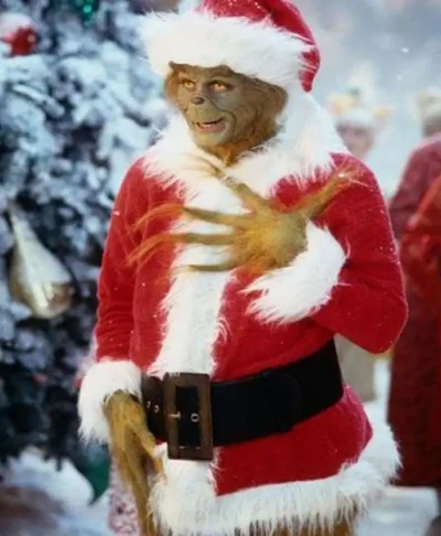 The Grinch Santa Clause Costume