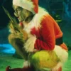 The Grinch Santa Suit Zip Up Costume