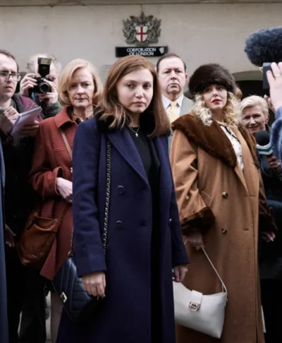 The Lady S01 Jane Andrews Blue Wool Coat