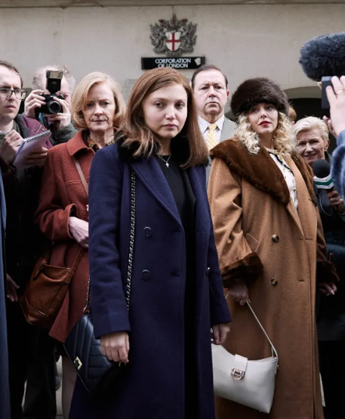 The Lady S01 Jane Andrews Blue Wool Coat