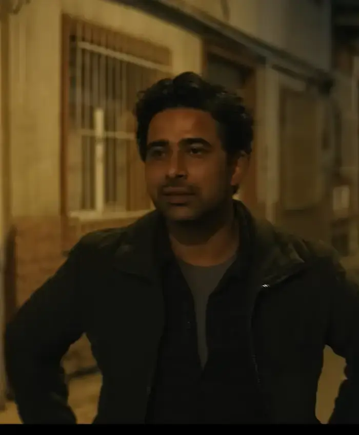 The Night Agent S03 Suraj Sharma Black Quilted Jacket