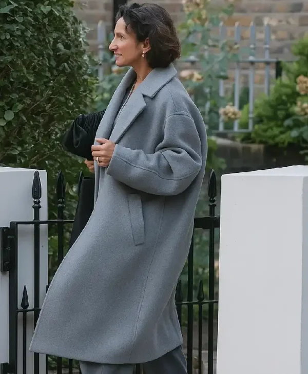 The Night Manager S02 Indira Varma Grey Coat