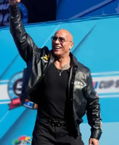 The Rock Daytona 500 Leather Jacket
