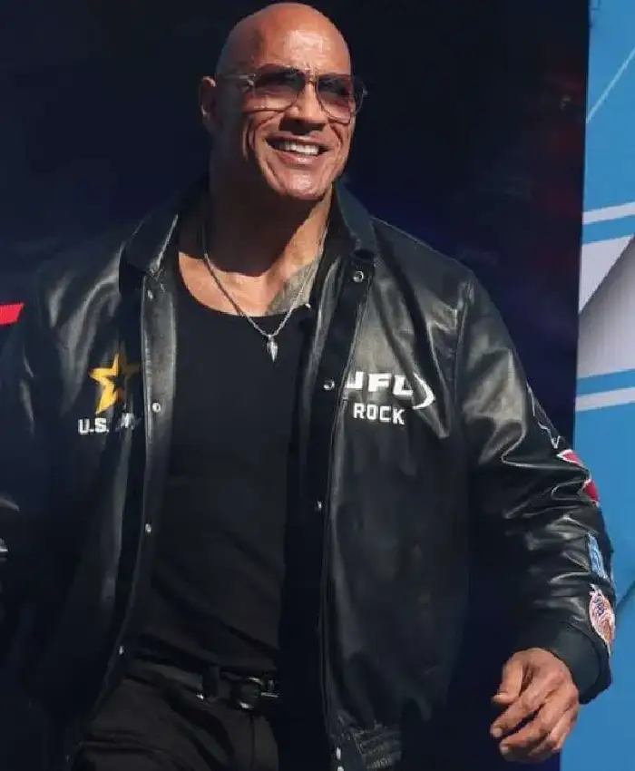 The Rock Daytona 500 Leather Jacket