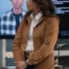 The Rookie 2026 Alyssa Diaz Suede Leather Jacket