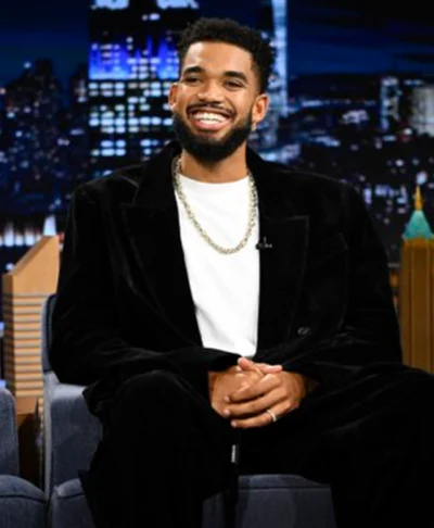 The Tonight Show Karl-Anthony Towns Velvet Blazer