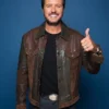 The Tonight Show Luke Bryan Leather Jacket