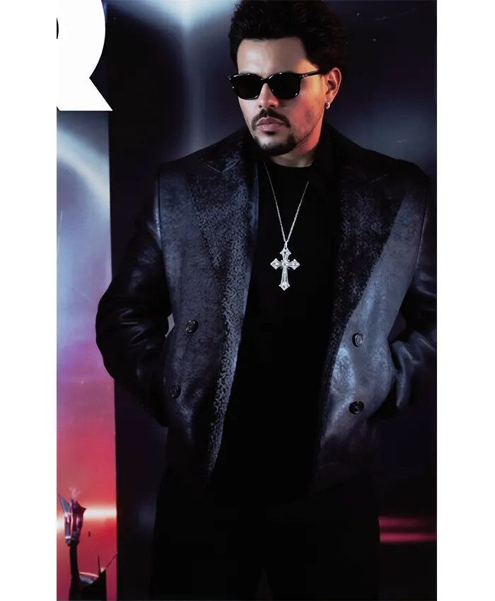 The Weeknd GQ Hong Kong Black Jacket