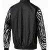 Toheeb Jimoh Zebra Printed Black Jacket