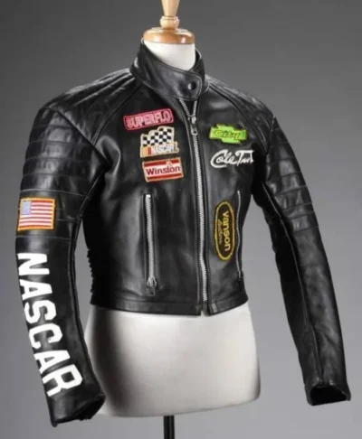 Tom Cruise Days of Thunder Black Leather Jacket