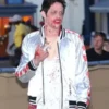 Tommy Karate Pete Davidson White Bomber Jacket