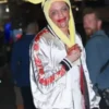 Tommy Karate Pete Davidson White Bomber Jacket