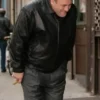 Tony Soprano James Gandolfini Black Leather Jacket