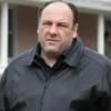 Tony Soprano James Gandolfini Black Leather Jacket