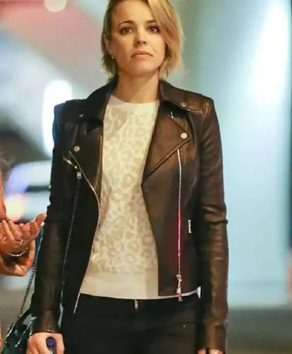 Toronto Rachel McAdams Black Leather Jacket