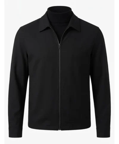 Travis Kelce Classic Zip-Up Black Jacket