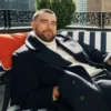 Travis Kelce Tommy Hilfiger Wool Peacoat