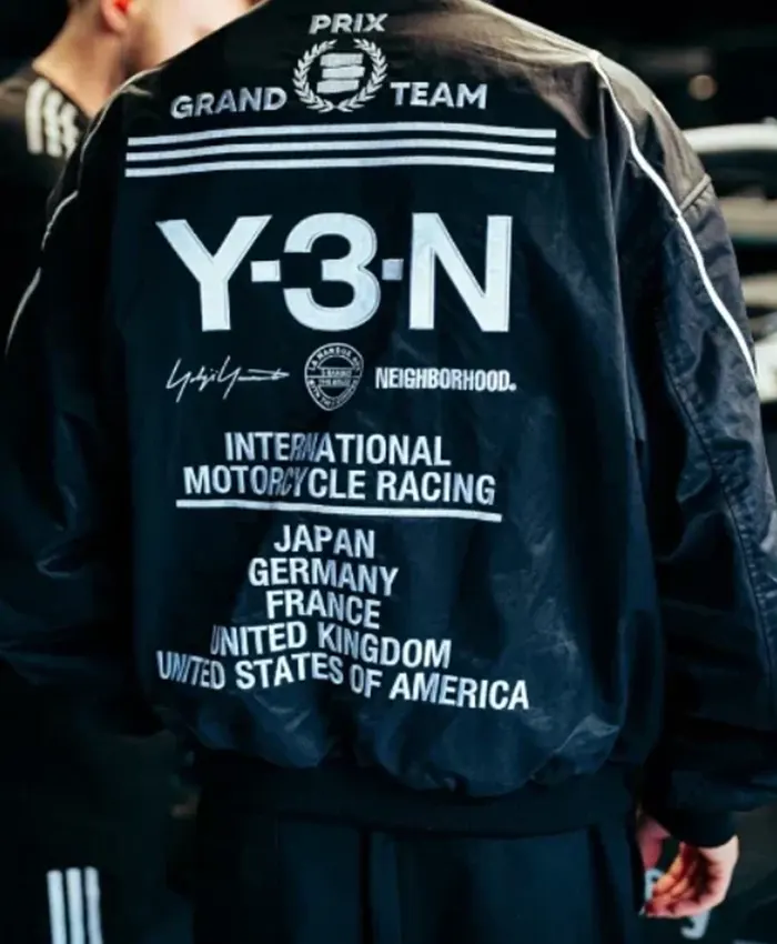 Travis Scott Black Adidas Y-3 Racing Jacket