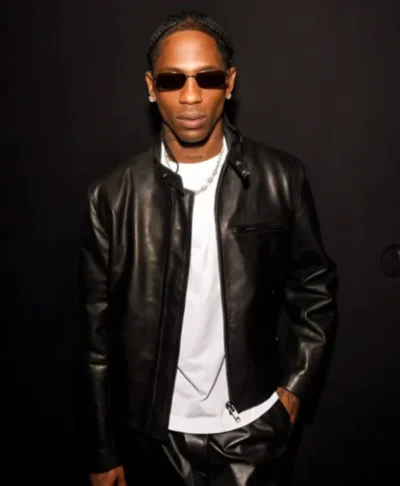 Travis Scott Bottega Veneta SS27 Show Leather Jacket