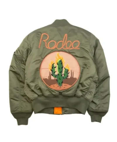 Travis Scott Rodeo Concert Cactus Bomber Jacket